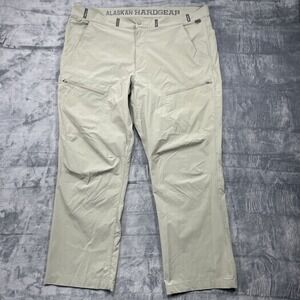 Alaskan Hardgear Cargo Pants Mens Standard Fit Fishing Hiking Beige 42x30